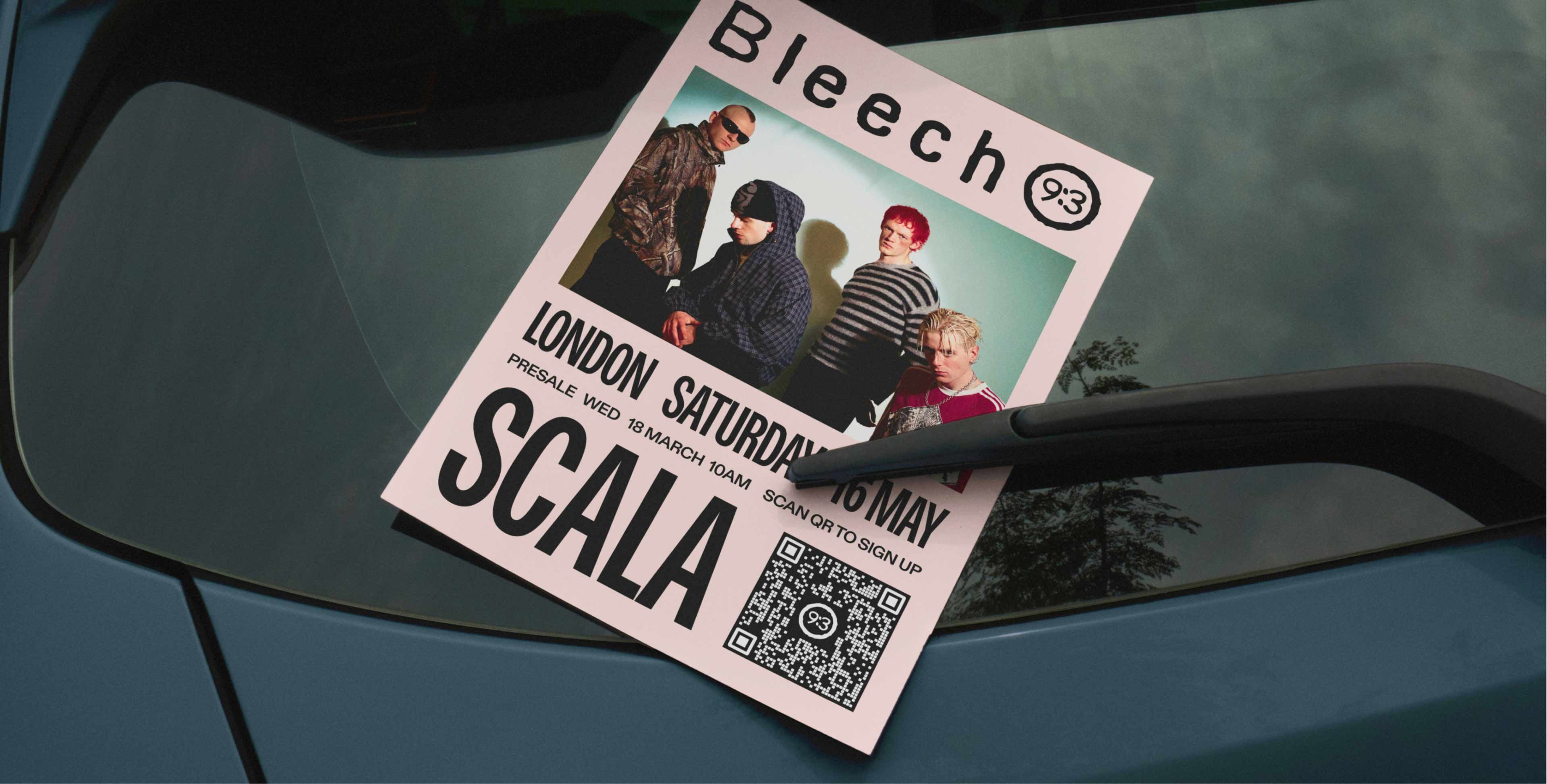 bleech93 scala-london flyer poster-design gala-studio